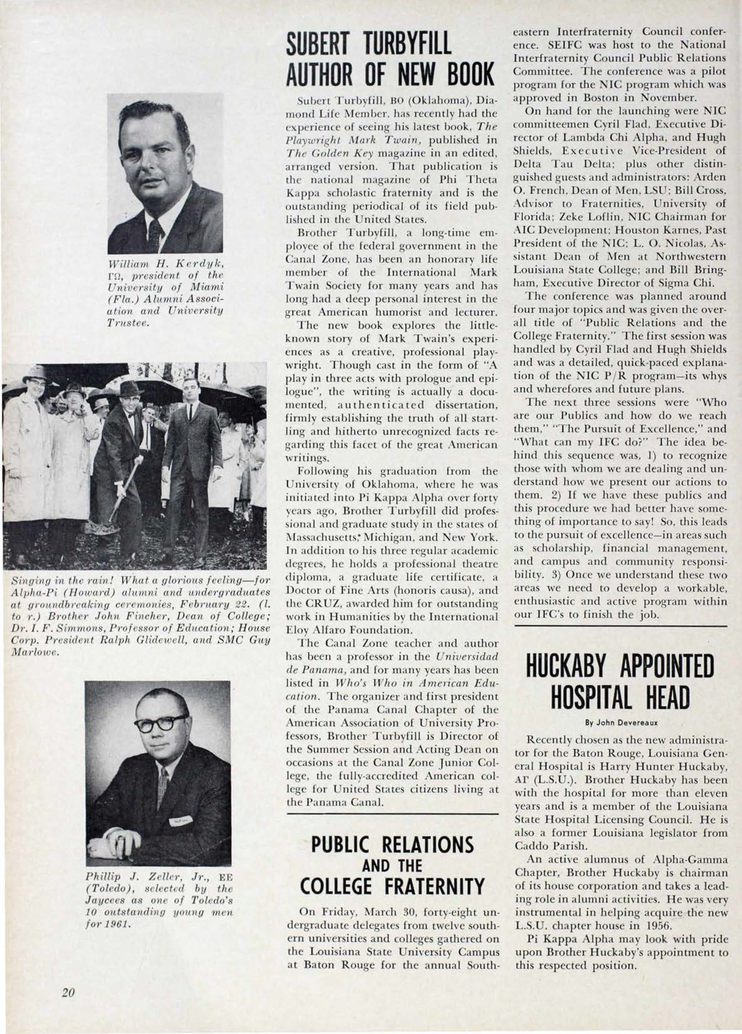 Phillip J. Zeller Photograph, June 1962